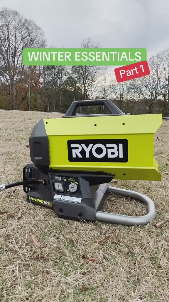 RYOBI ONE+ 18-Volt Cordless Hybrid Forced Air Propane (BRAND NEW)