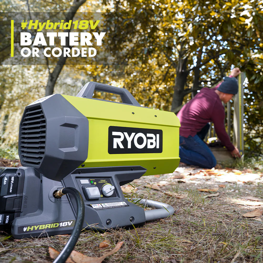 RYOBI ONE+ 18-Volt Cordless Hybrid Forced Air Propane (BRAND NEW)