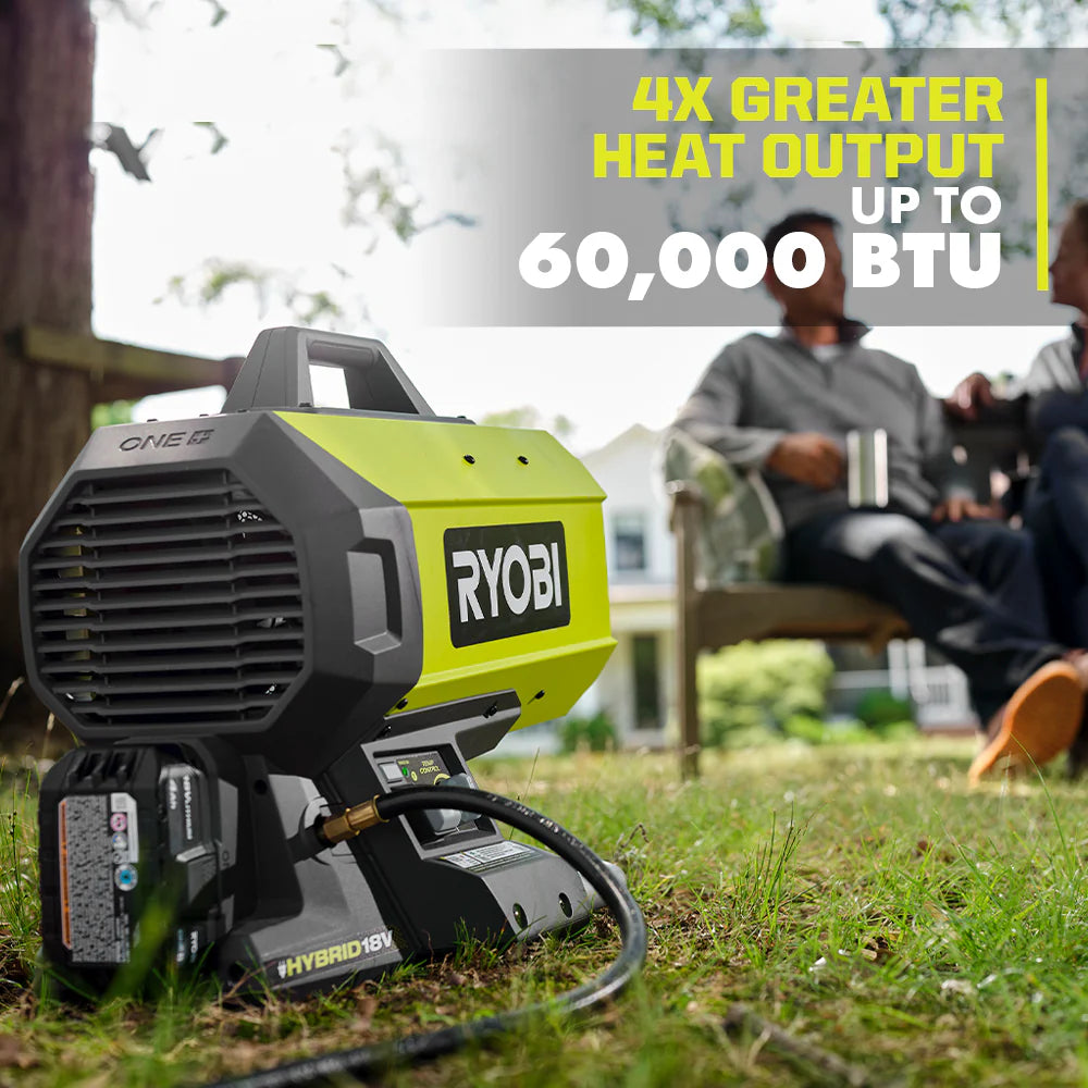 RYOBI ONE+ 18-Volt Cordless Hybrid Forced Air Propane (BRAND NEW)