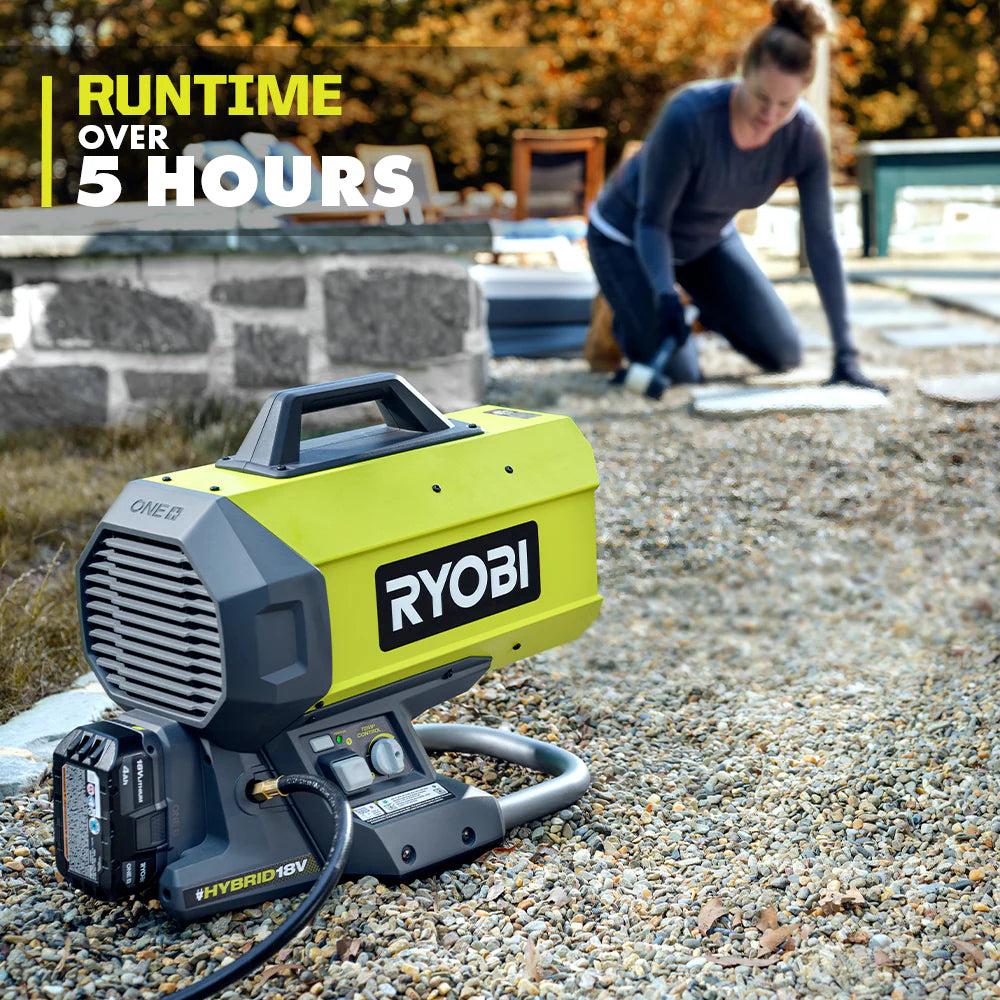 RYOBI ONE+ 18-Volt Cordless Hybrid Forced Air Propane (BRAND NEW)