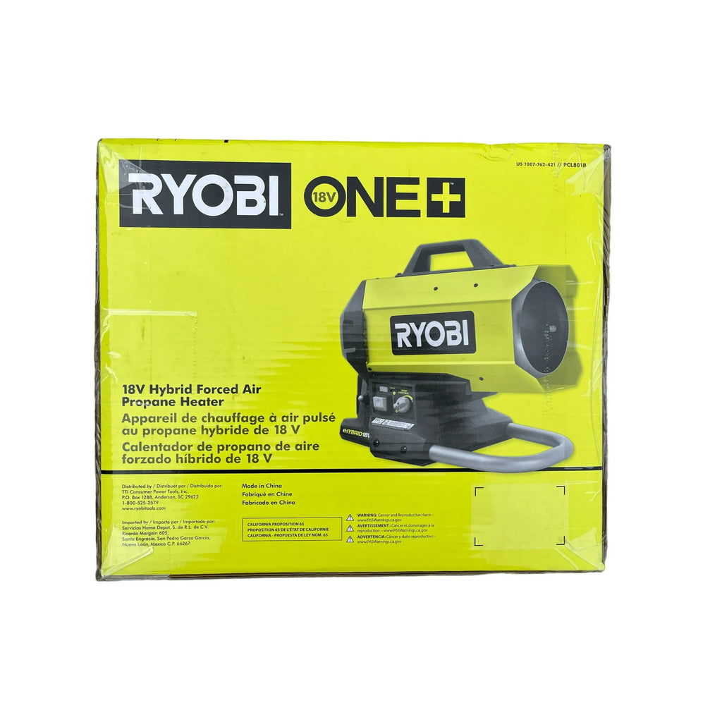 RYOBI ONE+ 18-Volt Cordless Hybrid Forced Air Propane (BRAND NEW)